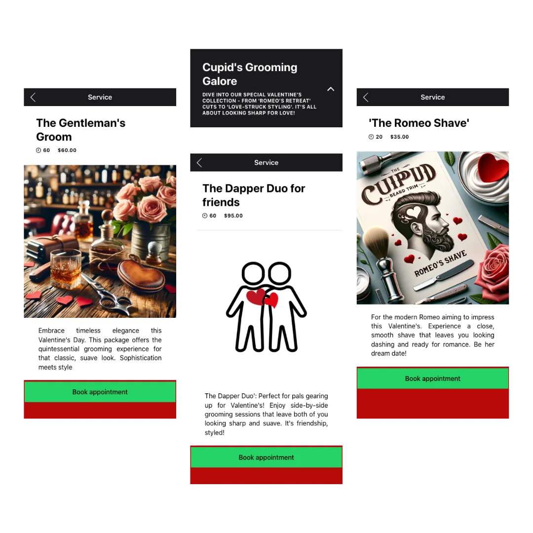 Ofertas de Dia dos Namorados na app